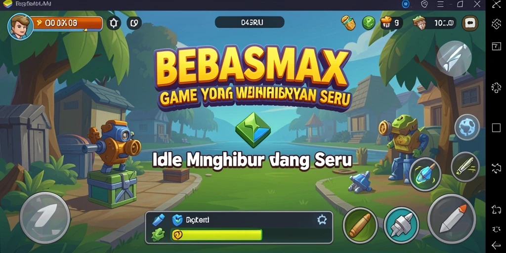 Tampilan gameplay <strong>BEBASMAX</strong> yang menarik dan interaktif.