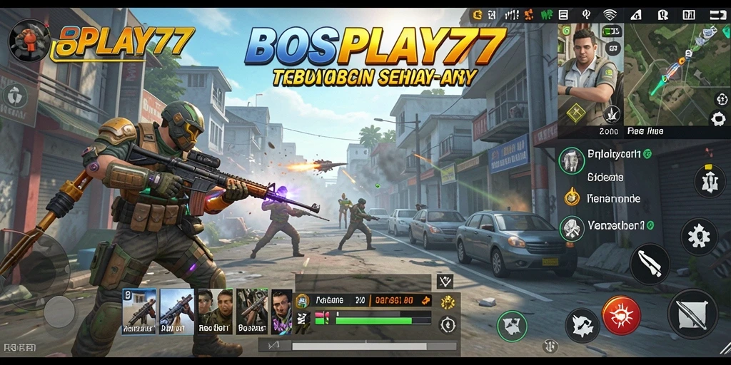 Tampilan antarmuka BOSPLAY77 yang ramah pengguna dan intuitif.
