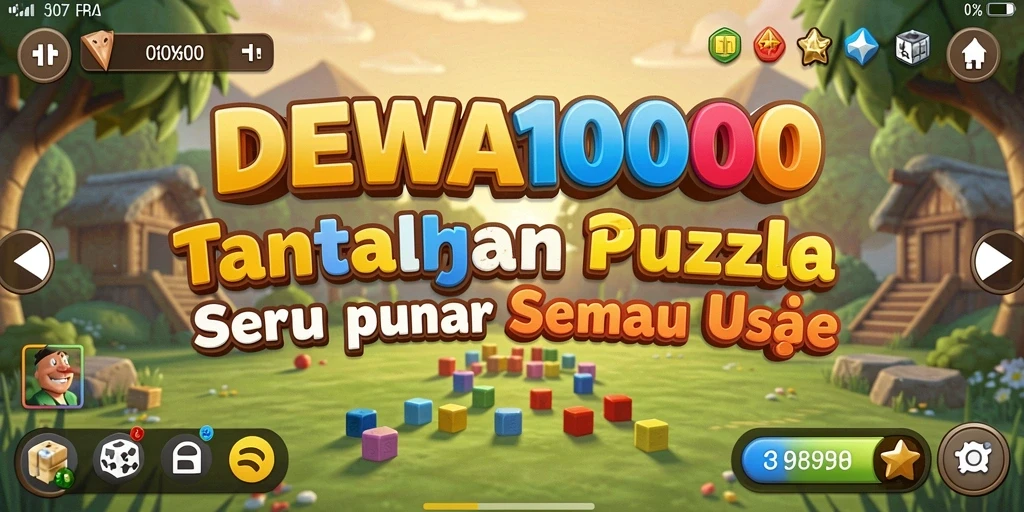 Gameplay seru DEWA1000 dengan tantangan puzzle yang menarik.