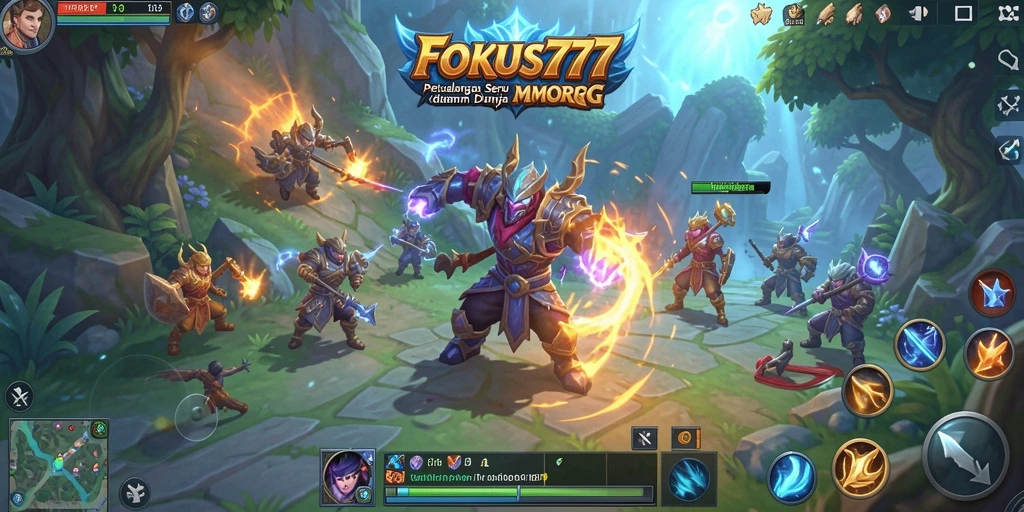 Tangkapan layar gameplay FOKUS777 yang menampilkan adu strategi antar pemain.