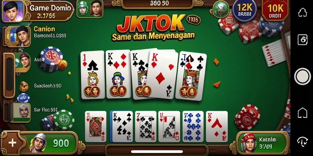 Tampilan gameplay JKTOK yang menarik dan seru.