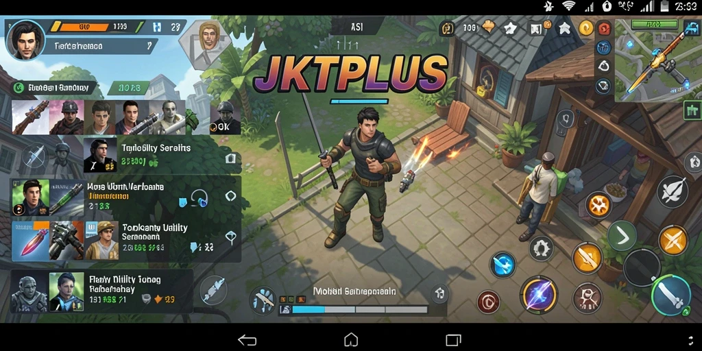 Tampilan antarmuka JKTPLUS yang sederhana dan fungsional.