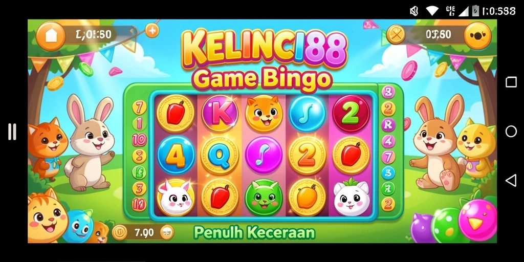 Screenshot gameplay KELINCI88 menampilkan aksi seru Bingo.