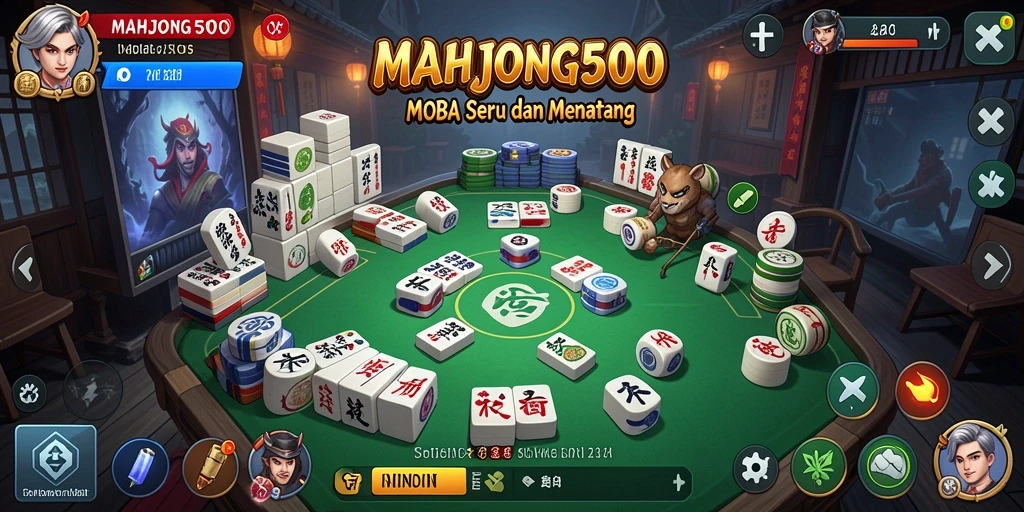 Tampilan karakter dan aksi menarik dalam gameplay MOBA.