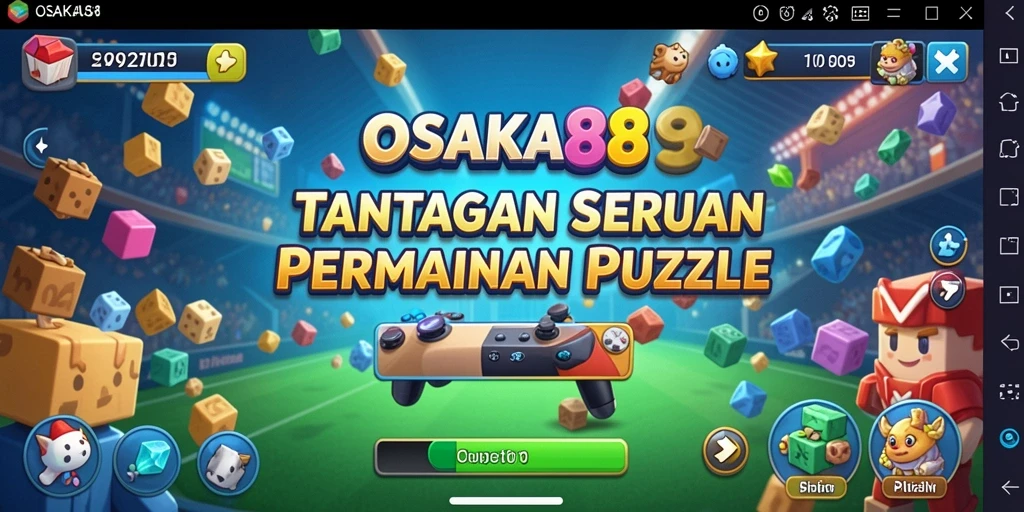 Tampilan gameplay OSAKA88 yang menarik saat bermain puzzle.