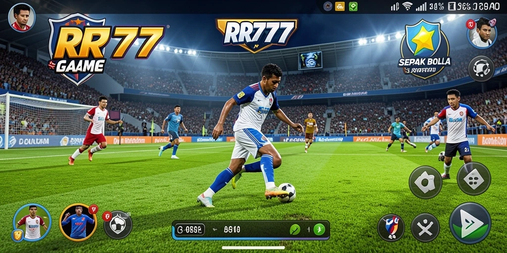 Gameplay menarik dari RR777 dengan momen-momen seru mencetak gol.