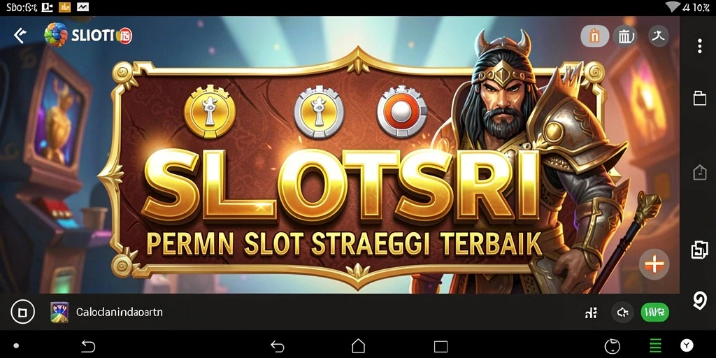 Tampilan screenshot SLOTSRI yang menampilkan permainan slot yang mencolok.