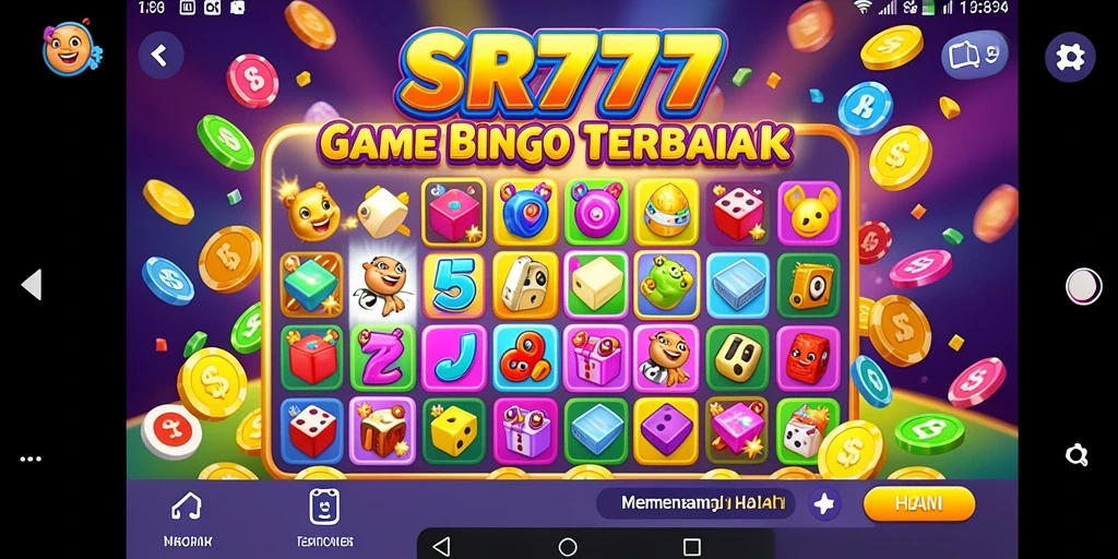 Tampilan menarik dari gameplay Bingo SR777 yang seru.