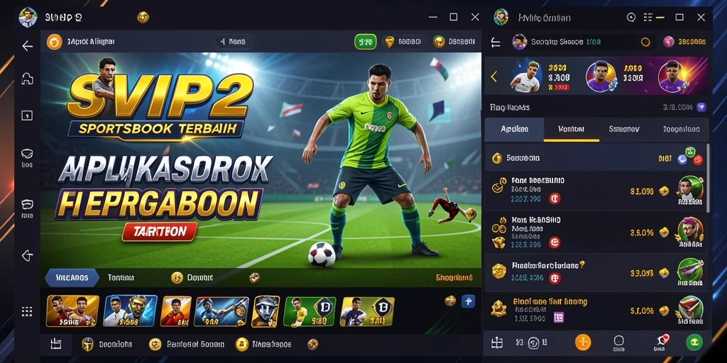 Tampilan gameplay SVIP2 yang menarik dan intuitif untuk sportsbook.